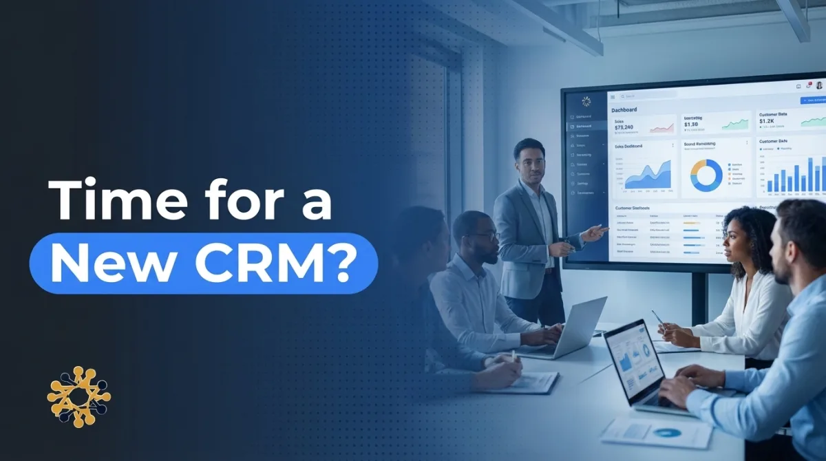 Cover illustration for 10 signs you need a new crm